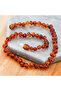Baby Drop Amber Teeth Necklace - 2