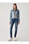 Nicole Skinny Leg Mid Waist Jean Trousers