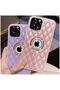 Apple iPhone 12 Pro Compatible Case Diamond Leather Case Lilac - 4