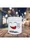 Smiling Face Emoji Printed Ceramic Ashtray Ash Tray-302178 - 2