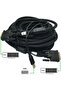 Dvi 24+1 Male Male Cable + USB 2.0 Power Cable Dvi-D 20m - 5