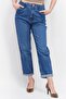 Women Taper Fit Washed Non-Stretchable Jeans, Blue