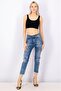 Women Regular Fit Rip And Repair Stretchable Jeans, Wash Blue - 3