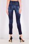Women Skinny Fit Textured Stretchable Jeans, Wash Blue - 3