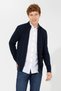Men's Navy Blue Basic Knitwear Cardigan 50251875 -Vr033 - 3