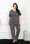 Women's 5Xl-6Xl-7Xl-8Xl Plus Size Short Sleeve Pajamas Suit 75011 - 3