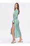 Melina Turquoise Color Beach Dress - 2