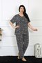 Women's 5Xl-6Xl-7Xl-8Xl Plus Size Short Sleeve Pajamas Suit 75011 - 2