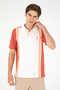 Men's Regular Fit Polo Neck Powder T-Shirt 50288490-Vr042 - 3
