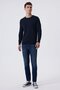 Jeff men's skinny super slim fit regular waist skinny jeans blue