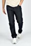 Rico High Waist Regular Fit Straight Leg Dark Blue Men's Jeans - 2