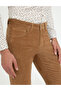 Taba Slim Fit Velvet Canvas Trousers 50239895-Vr099 - 4