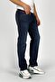 Harry Men's Straight Regular Cut Regular Waist Straight Leg Jean Trousers Blue - 5