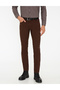 Brown Slim Fit Canvas Trousers 50239836-Vr029 - 2
