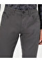 Dark Gray Slim Fit Canvas Trousers 50255173-Vr080 - 6