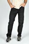 Rico high waist regular fit straight leg grey men's jeans - 4