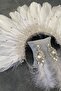 Eagle Feather Crystal Beaded Bridal Henna Crown and Earrings - 5