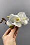Orchid Scalloped Outer Shoot Bridal Hair Clip - 3