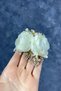 Cream Peony Floral Cipsolu Comb Hair Clip - 5