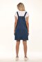 Myra6301 Denim Maternity Gilet Dress - Blue - 5