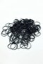 Black Rubber Hair Braid Set - 2