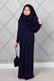 Hijab Kids Prayer Dress Navy Blue - 3