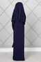 Hijab Kids Prayer Dress Navy Blue - 5
