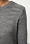 Knitwear Gray Dress - Button Detail, Tctaw25eb00093 - 4