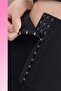 Women's Black Waist and Hip Enhancer Pain Relief Corset Leggings - 3