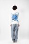 Together Printed Oversize Unisex White Hoodie