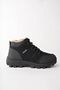 Fur Lined Lace Up Zippered Boots - 2