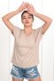 Women's V-Neck Short Sleeve T-shirt 1478-23 - 7