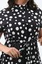 Women's Plus Size Polka Dot Detailed Dress 5226-25 - 6