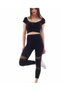 High Waist, Belted Tulle Detailed Gathering Tights - 3