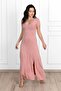 Women's Slit Detailed Dress 5174-23