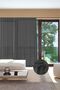 Murcia Draped Tulle Curtain Without Pleats Single Panel Non-Iron Anthracite