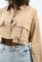 Women's Crop Pocket Detailed Shirt 1672-24 - 5