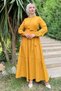 Φόρεμα 11492-MUSTARD - 2