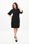 Women's Plus Size Collar Stone Embroidered Dress 5211-24 - 2