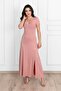 Women's Slit Detailed Dress 5174-23 - 2