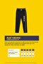 Black-Dark Blue Anthracite Thick Cotton Elastic Waist Side Pocket 3-Piece Boy's Sweatpants Cmrc98 - 8
