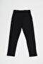 Black-Dark Blue Anthracite Thick Cotton Elastic Waist Side Pocket 3-Piece Boy's Sweatpants Cmrc98 - 7