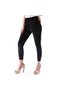 Black Velvet Fitted Women's Tights - 2