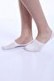 Women's White Toe Seamless Non-Slip Silicone Modal Ballerina Socks - 2