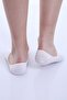 Women's White Toe Seamless Non-Slip Silicone Modal Ballerina Socks - 3