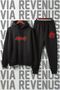 Anarchy Printed Unisex Wide Fit Soft Fabric Hooded Tracksuit Set