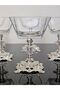 6 Pieces Cast Silver Footed Magnolia-Bowl-Ice Cream Bowl-Sugar Bowl Krn260 - 2