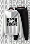 Kick Boxing Printed Unisex Wide Fit Soft Fabric Hooded Tracksuit Set - 2