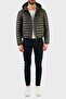 Goose Feather Filled Hooded 100% Lambskin Coat Men's Coat - 6