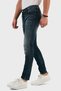 Cotton Ripped Detailed Normal Waist Slim Fit Jeans Men's Denim Trousers 629dsk004 - 3